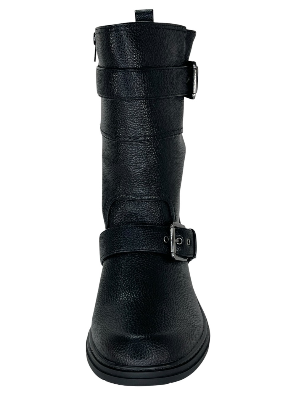 Naturalizer Latoya Black Pebbled Faux Leather Mid Calf Womens Boots Size 9W - Picture 7 of 12